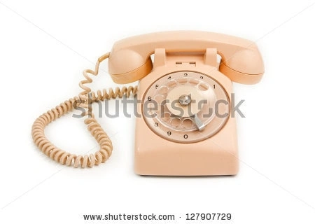 sweet pink vintage retro phone