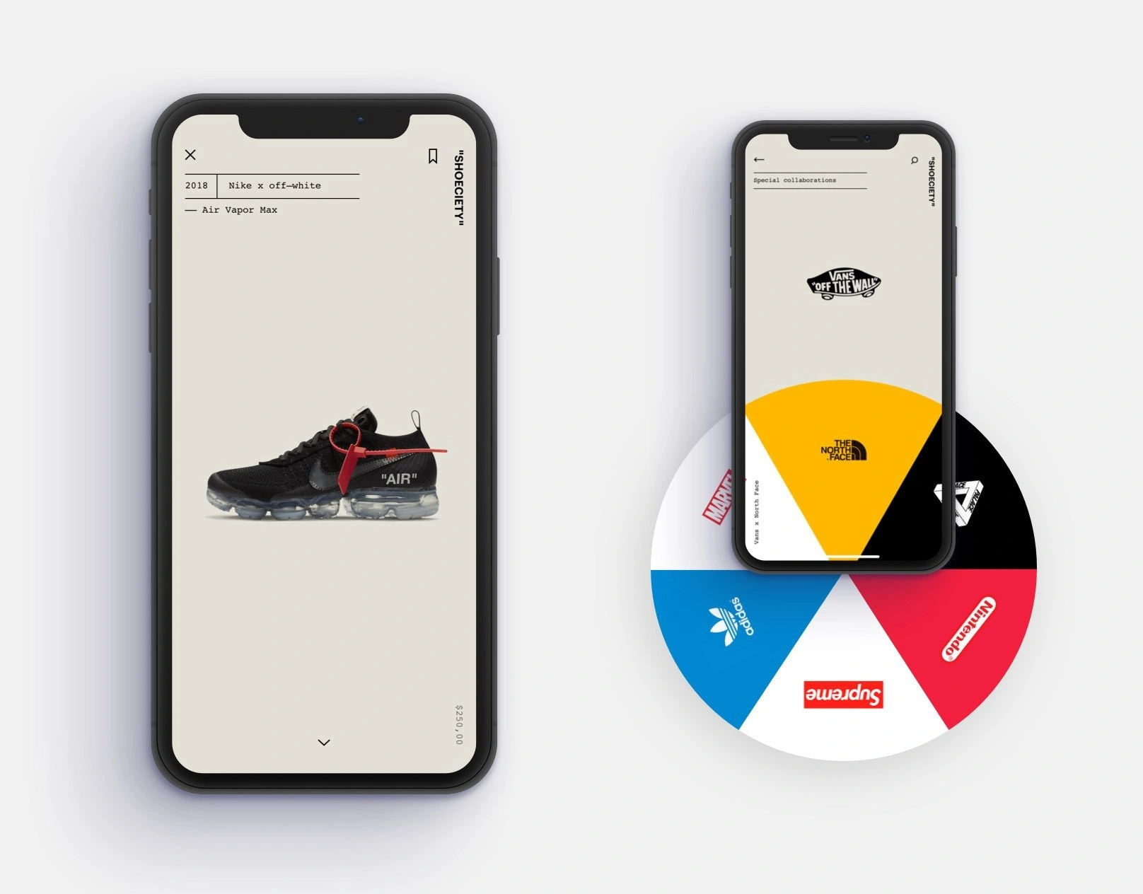 "Shoeciety" - Sneakers App Concept