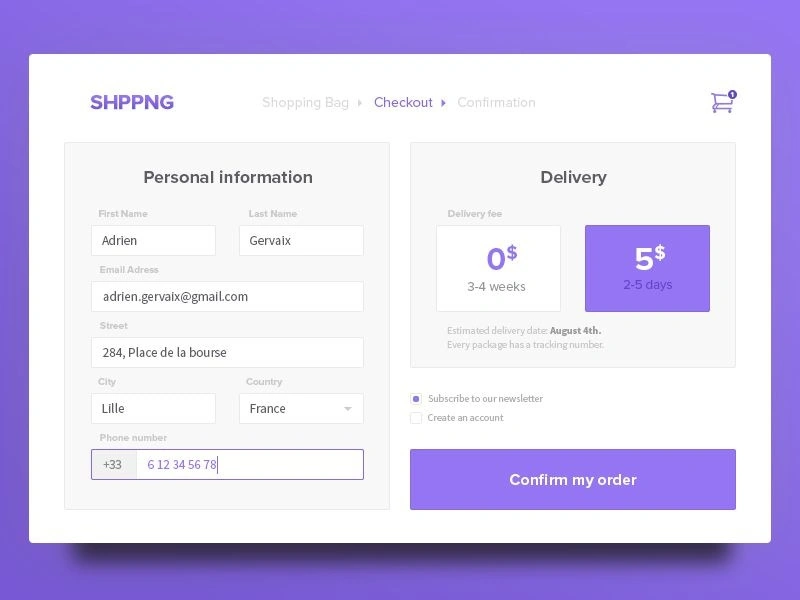 082 DailyUI — Form