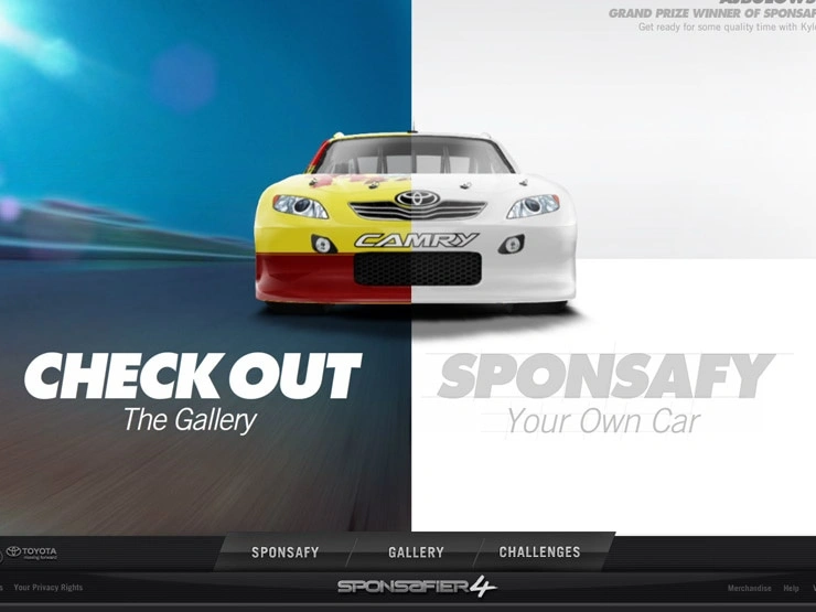 Toyota Racing's Sponsafy Your Ride Contest