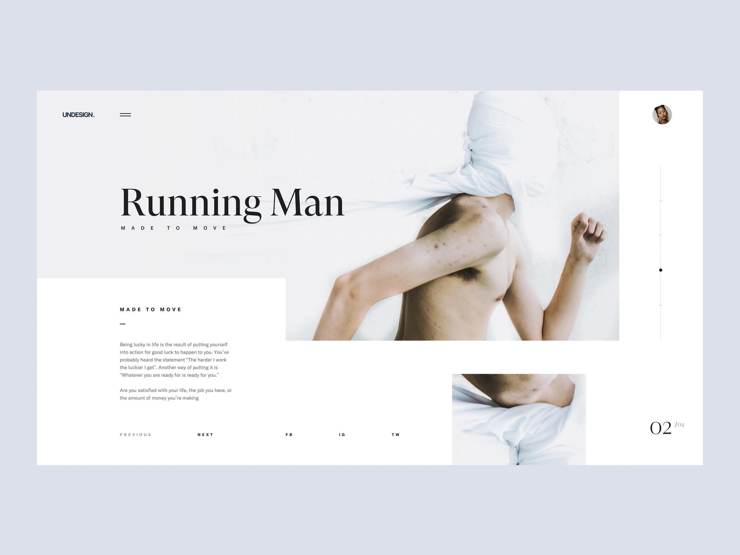 Undesign running man tranmautritam dribbble