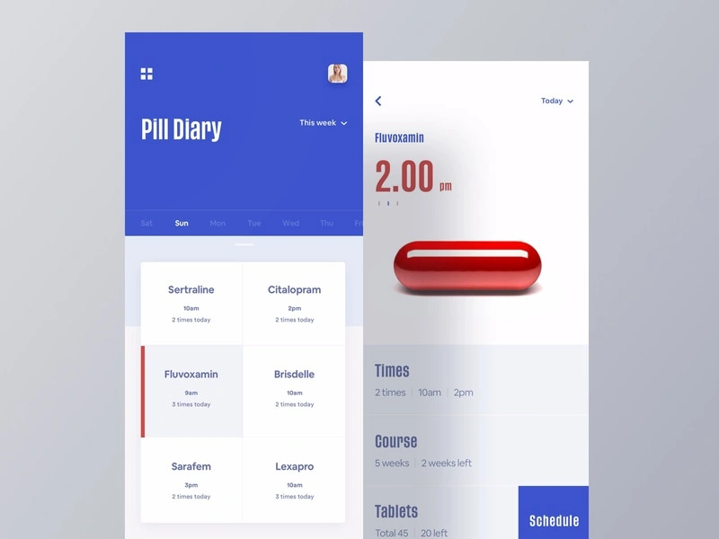 Medicine App website best design mobile app design dashboard dailyui ui ux design ios card minimal app flat  design clean app design design search pills fitness app health app doctor app medical app medicine app drugs