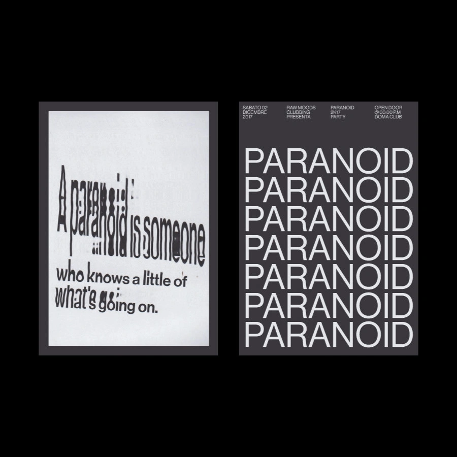 attico36:
“Paranoid
A5 Front/Back Print
”