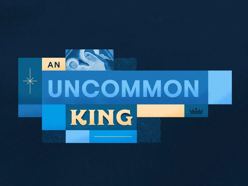 An Uncommon King V.2 crown baby jesus holiday vibes christmas