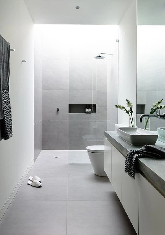 bathroom tiles (Nordic leaves)