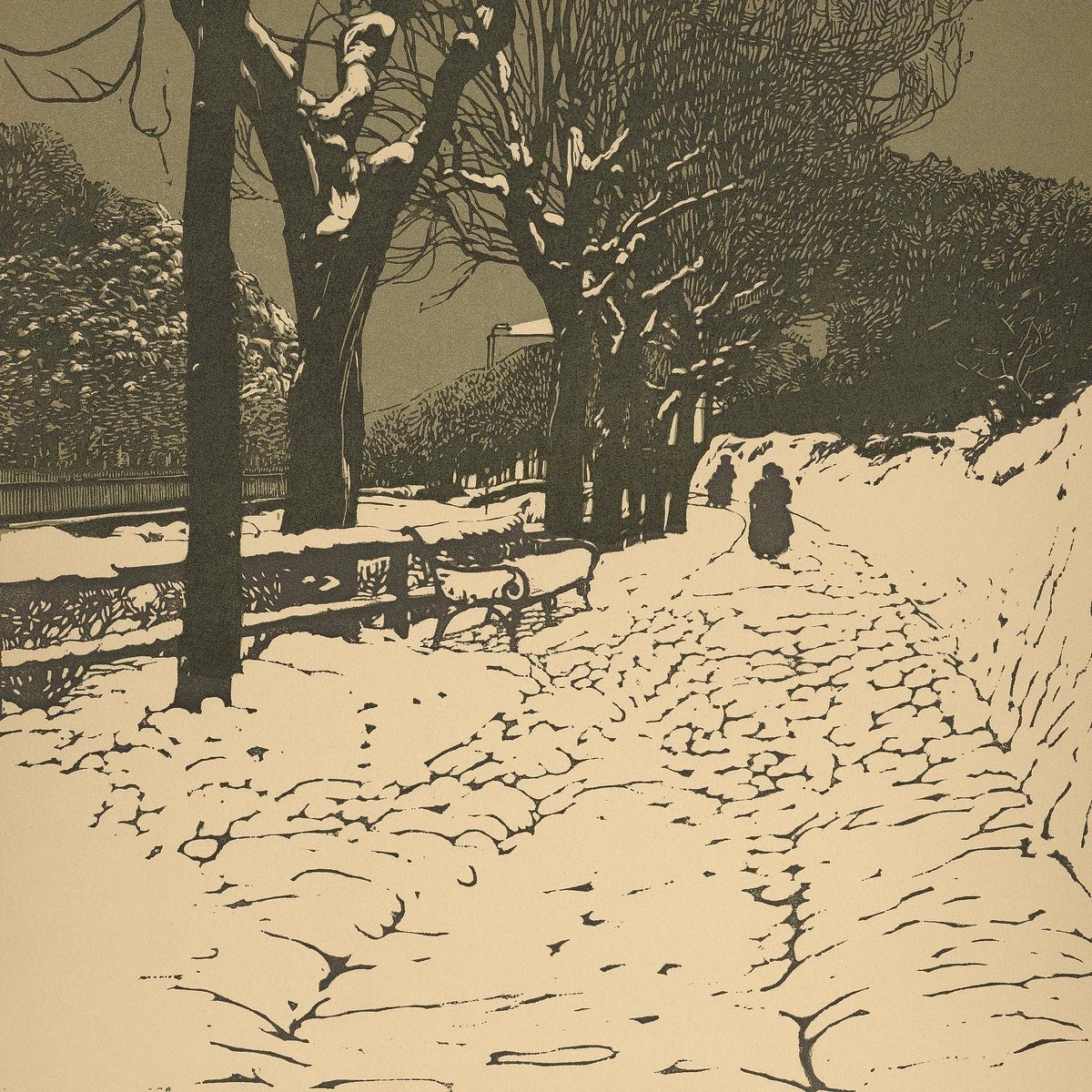 Carl Moll, Winter (Hohe Warte in Wien), 1903.