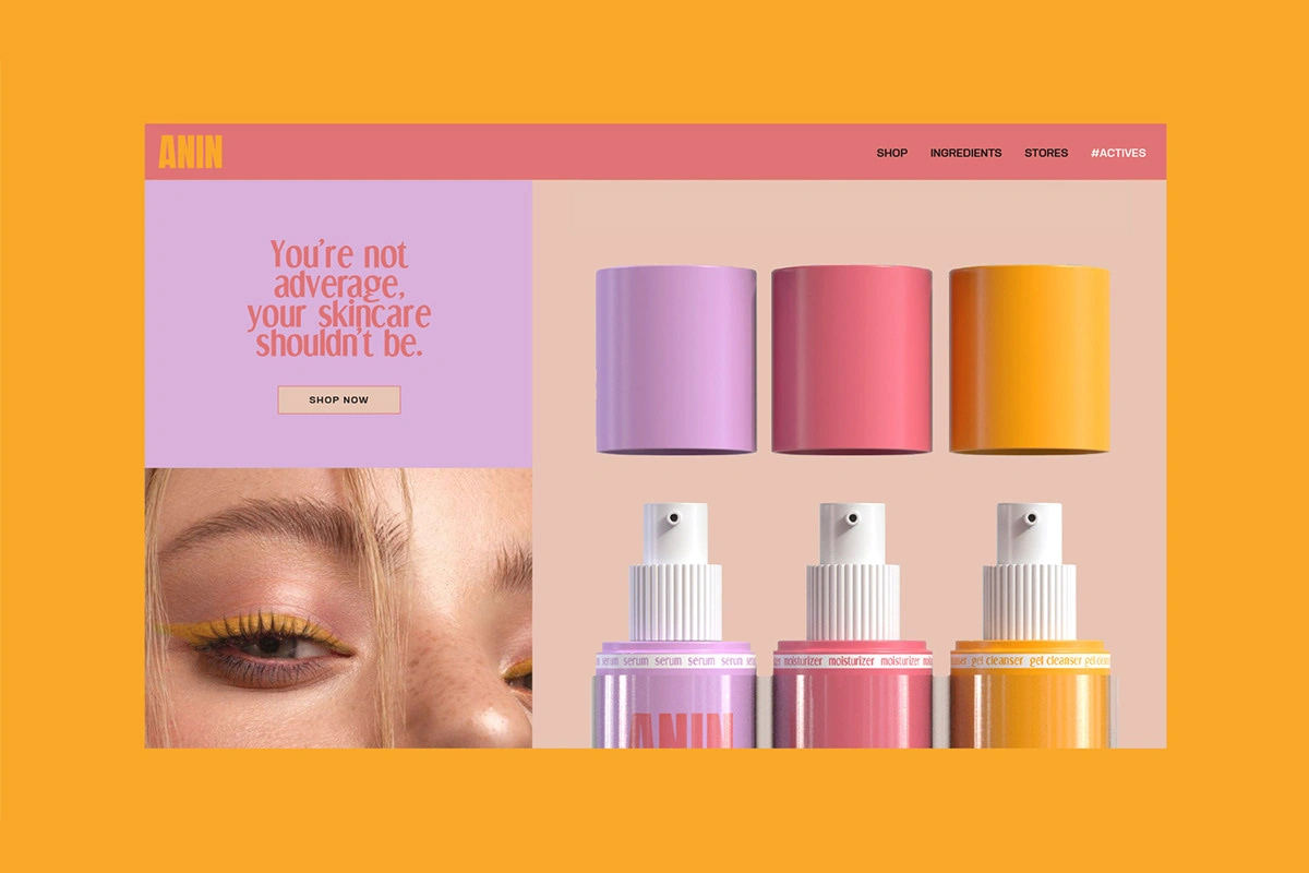 Anin Skincare Identity and Packaging on Behance