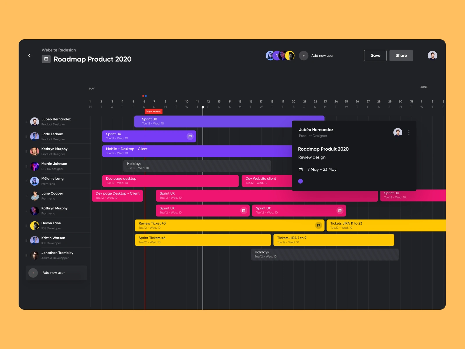 Roadmap Product ⌛