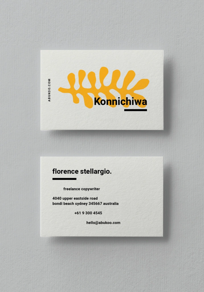 Business Card Design Template