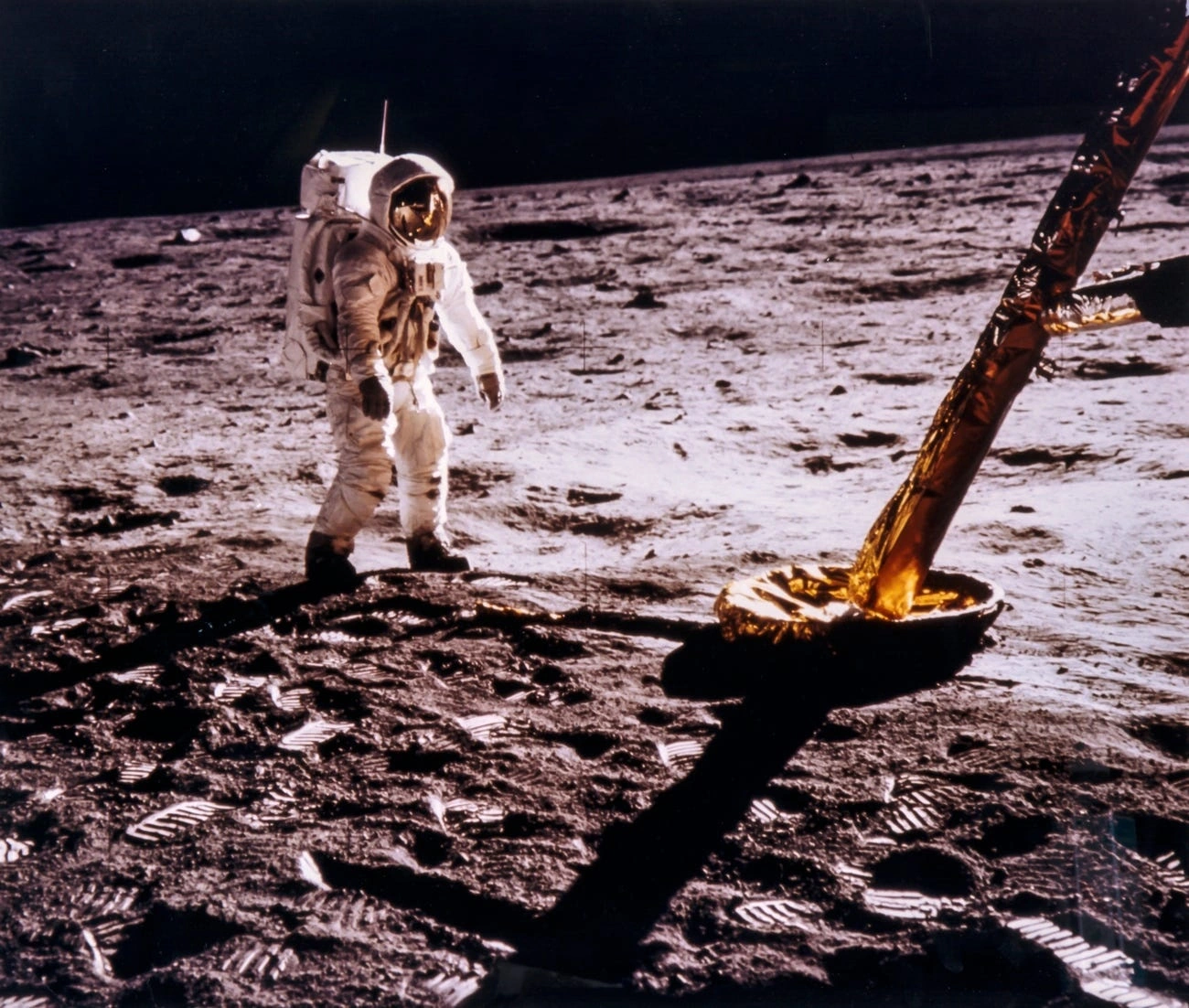 Buzz Aldrin on Moon