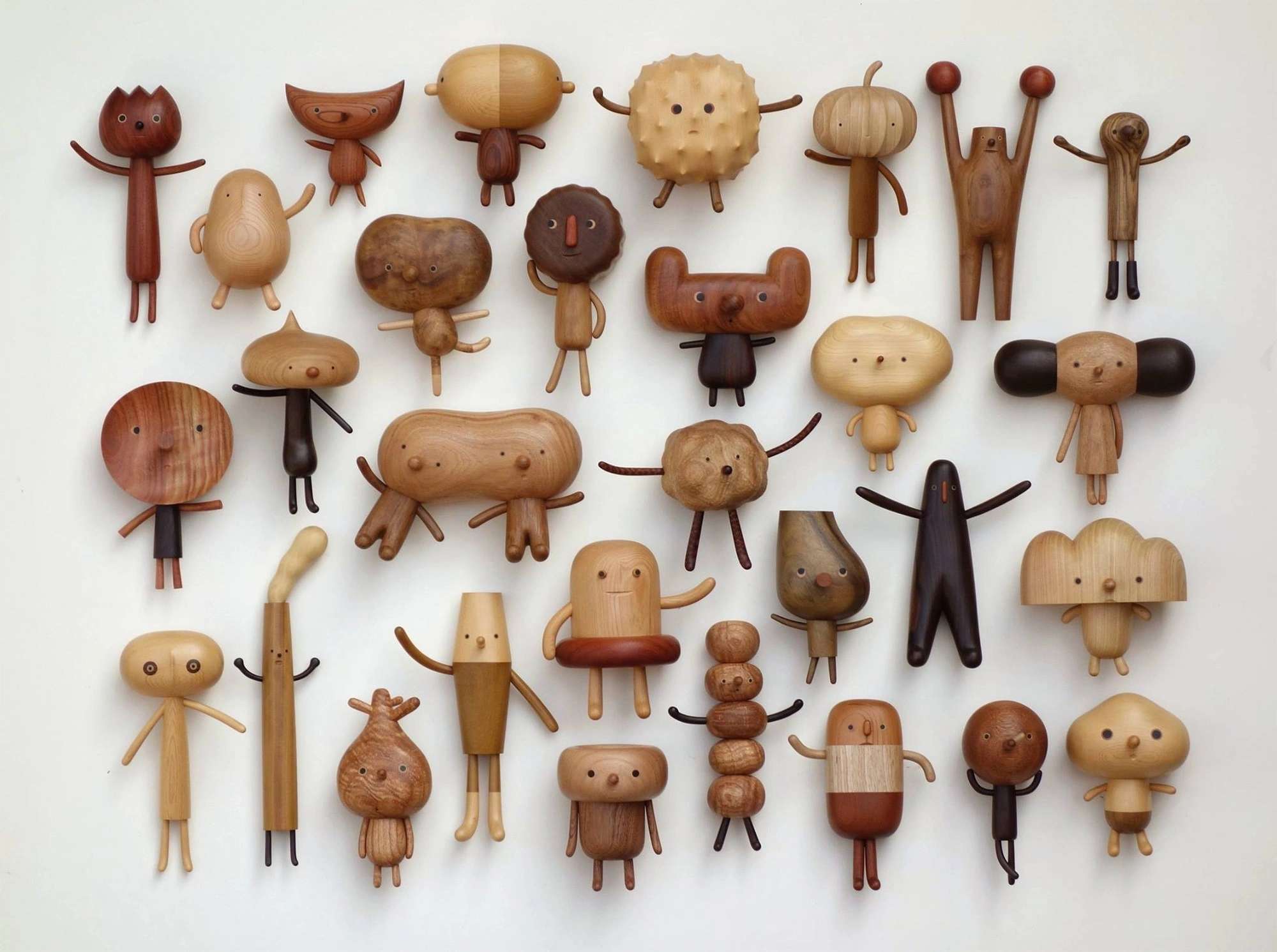 Quirky Cartoon Toys and Vases Carved from Wood by Yen Jui-Lin | Colossal