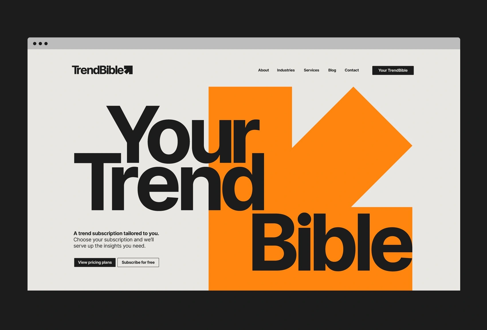 Trend Bible – Visual Journal