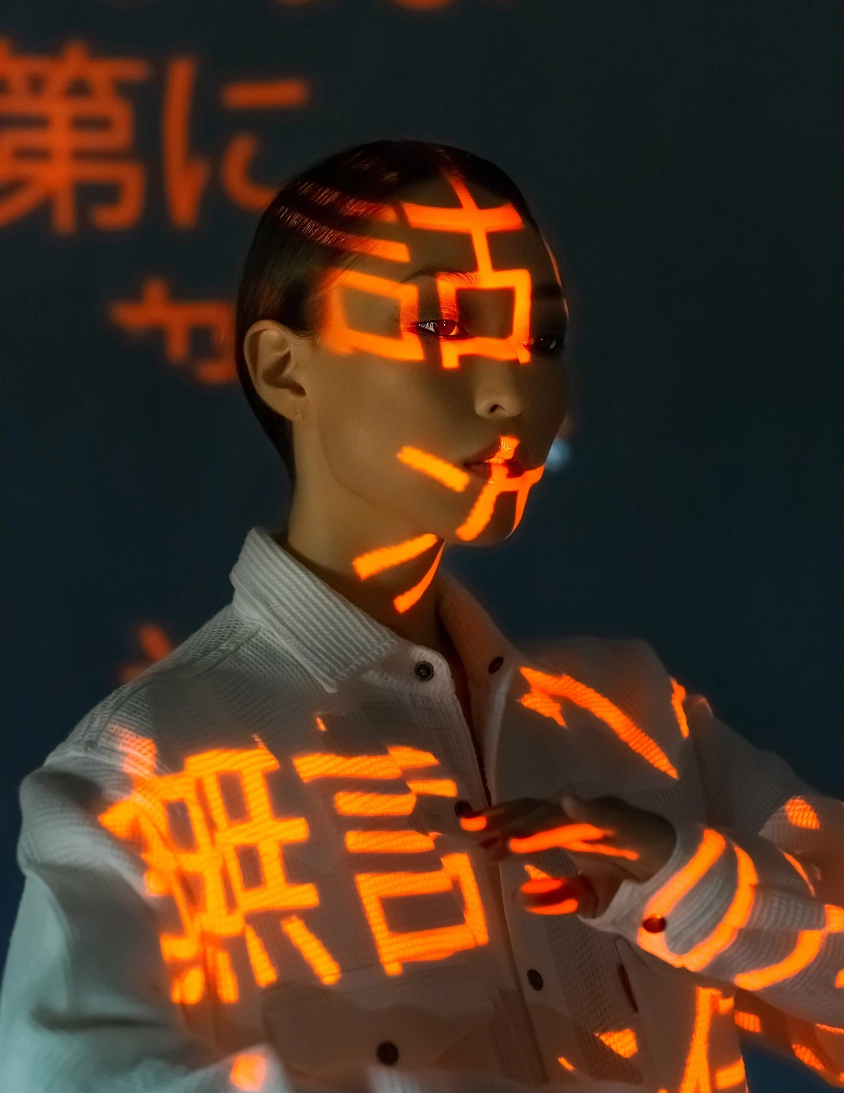 Ana do Amaral neon prism projection Creative Photography neon