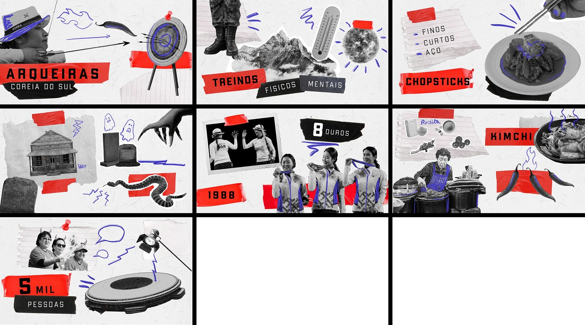 after effects animation  colagem collage explainer video motion motion design Olympics sports UOL ESPORTE