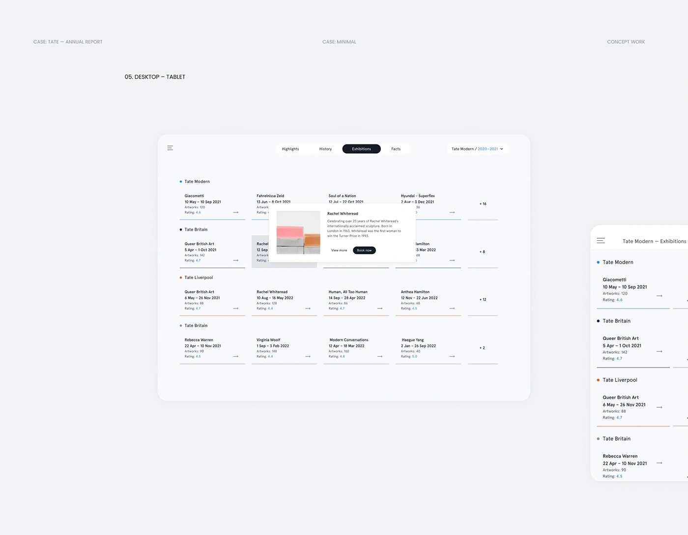 #app #data #Design #interface #product #report #tate #UI #visualisation