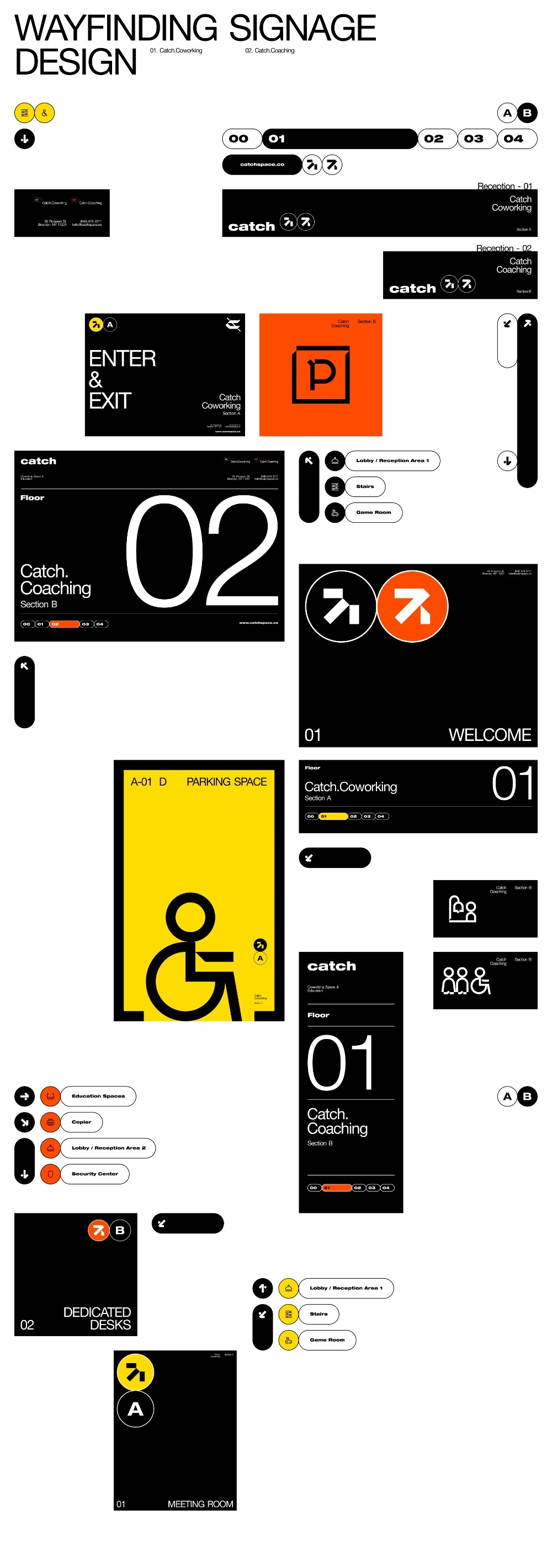 Catch — Wayfinding System Concept