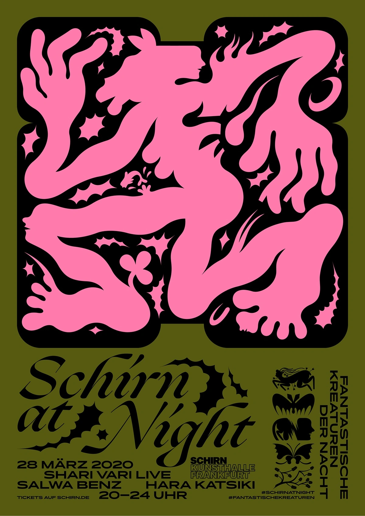 Frankfurt identity museum party schirn schirn kunsthalle schirnatnight schirnhomies surrealism visual identity