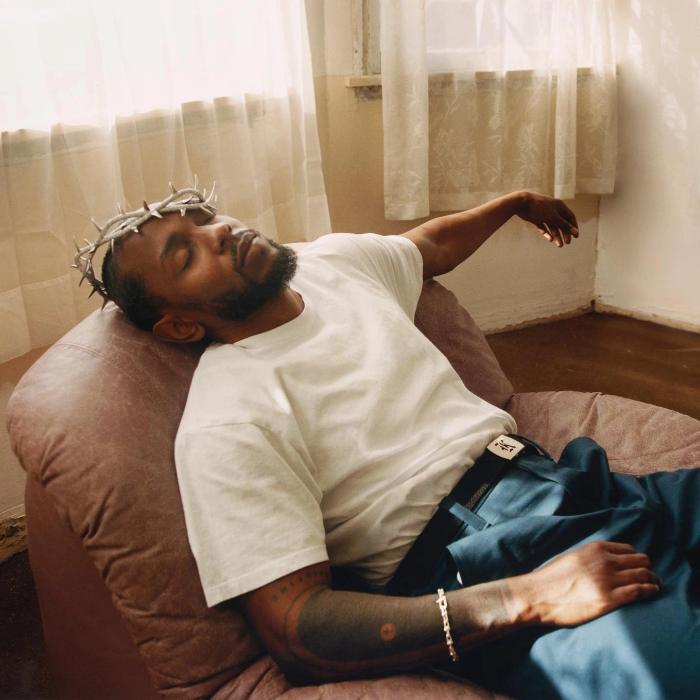 Photo by Apple Music in Compton, California with @kendricklamar. May be an image of 1 person, beard and indoor.