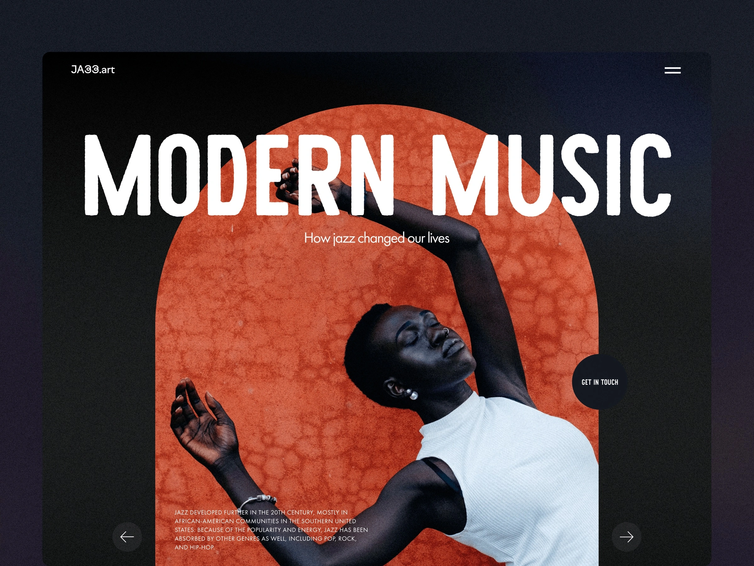 Case Study: Jazz Magazine Website by tubik UX for tubik on Dribbble