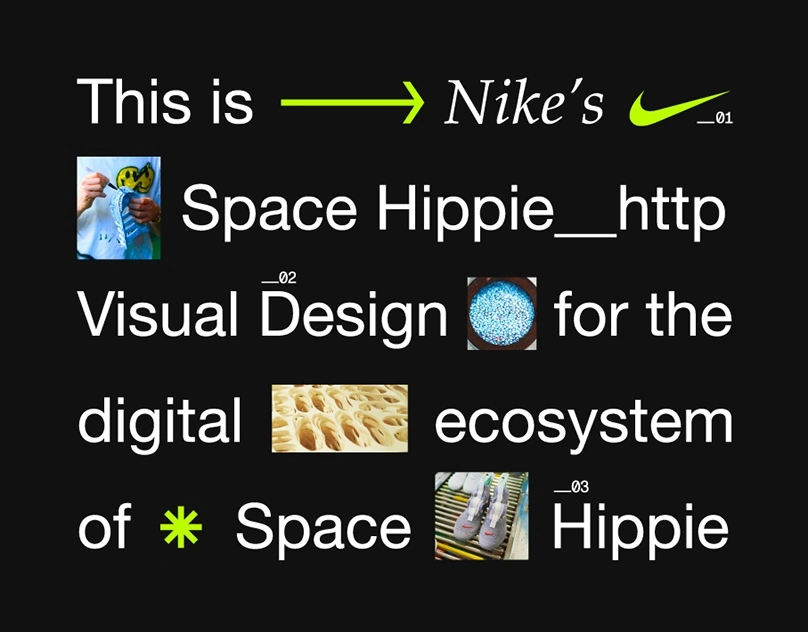 Nike's Space Hippie Digital ecosystem