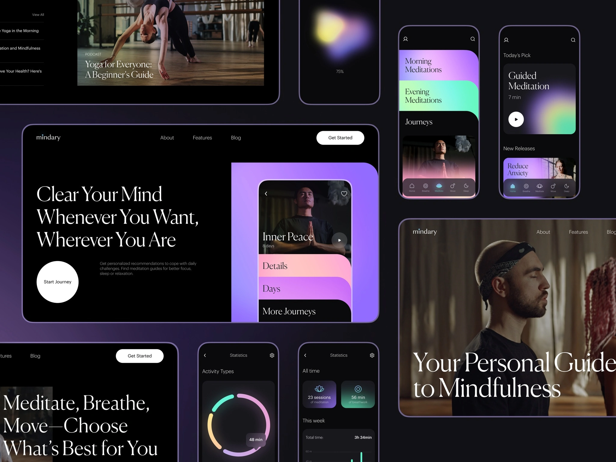 Mindfulness App Design