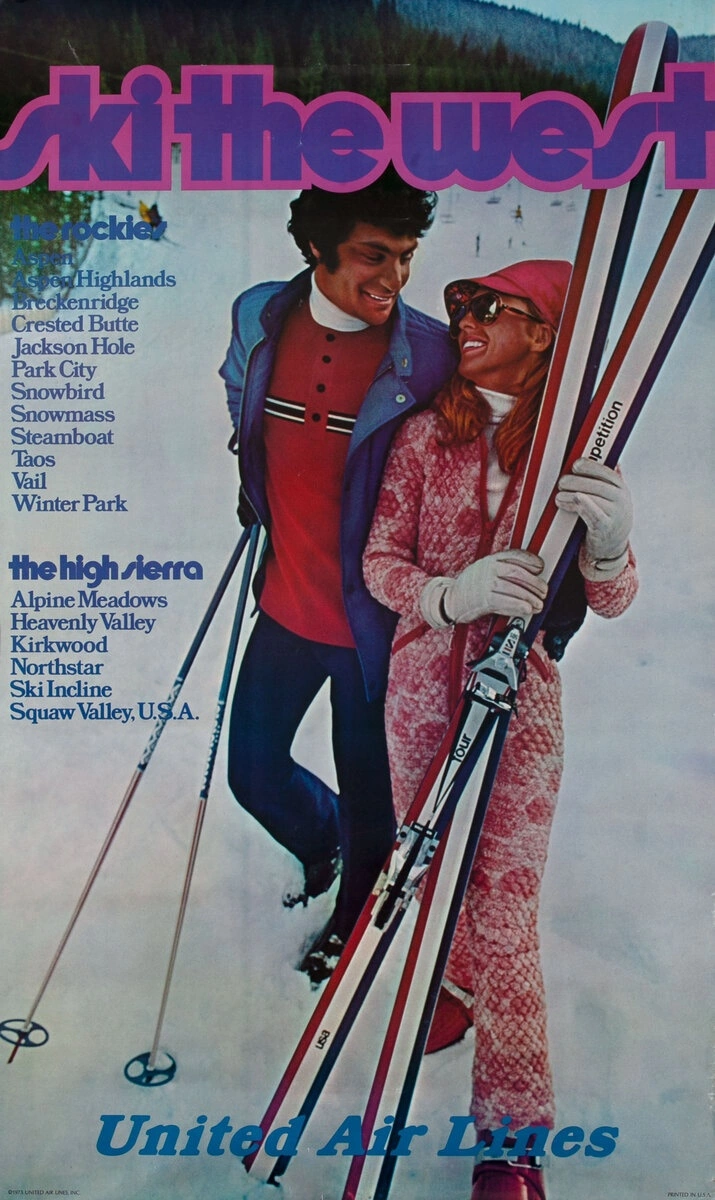 American Ski Posters | David Pollack Vintage Posters