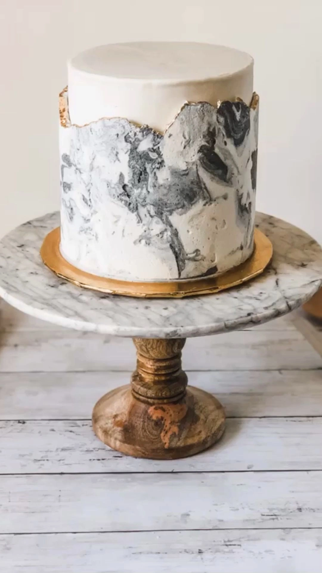 Marble Buttercream Cake