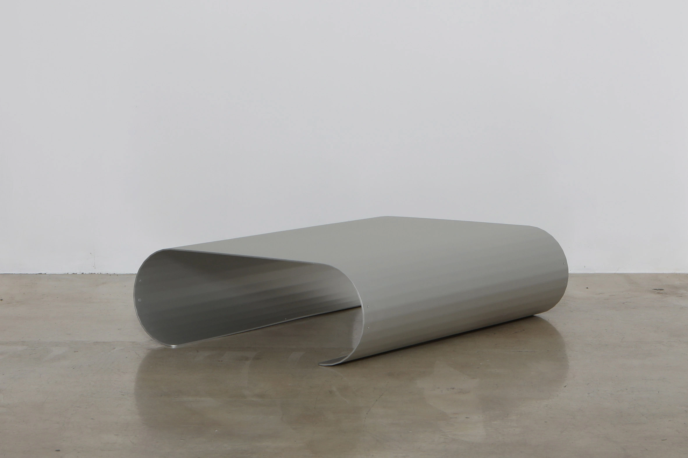 Useful Workshop's Curvature furniture is made from pressed sheet metal