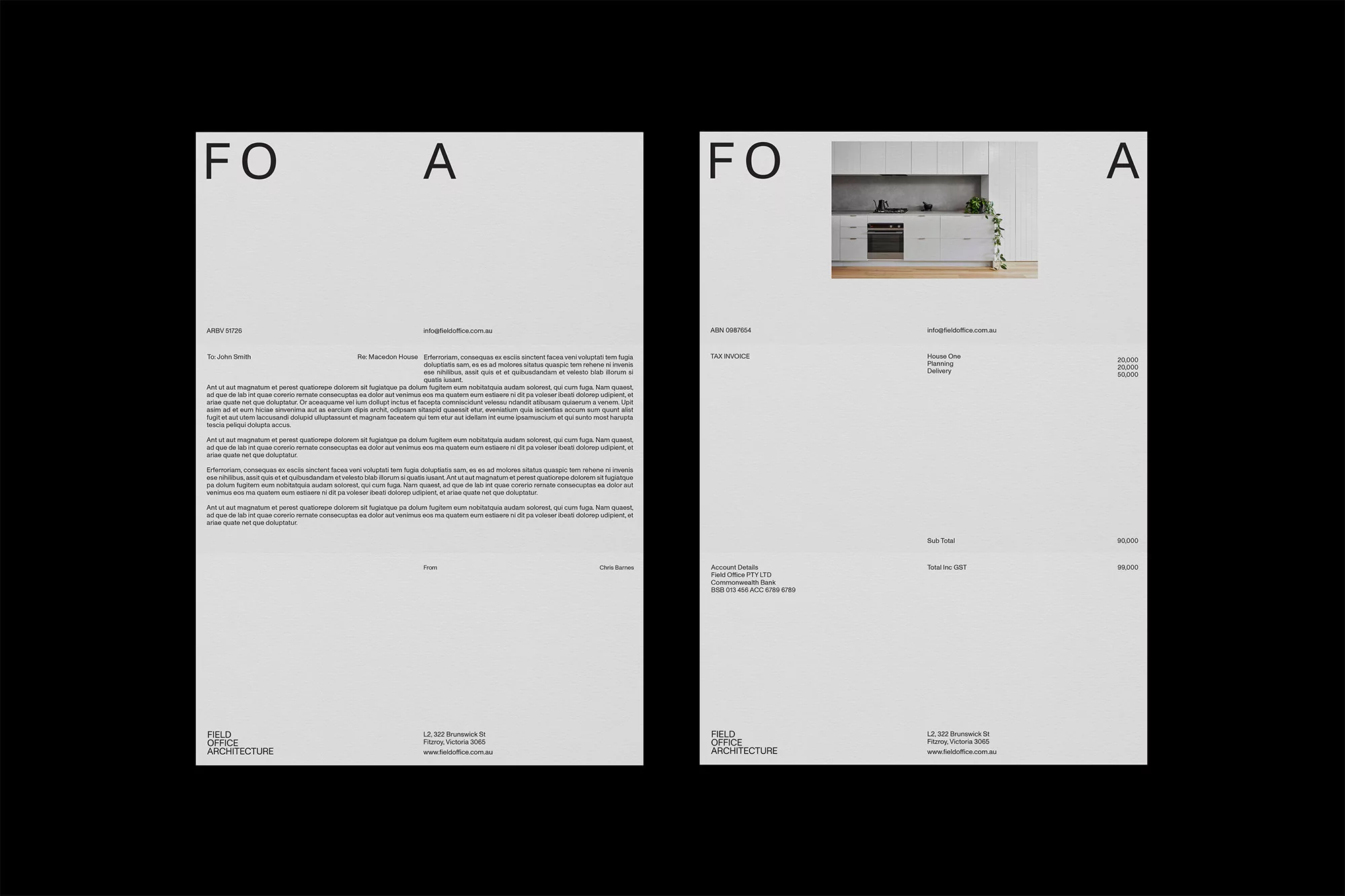 SPGD creates a subliminal, subtle and sophisticated identity system for Field Office Architecture