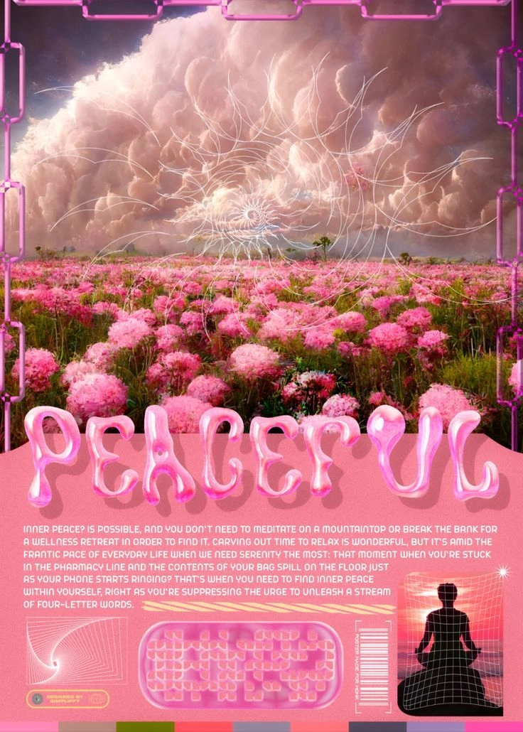 Peaceful // Poster design N°17