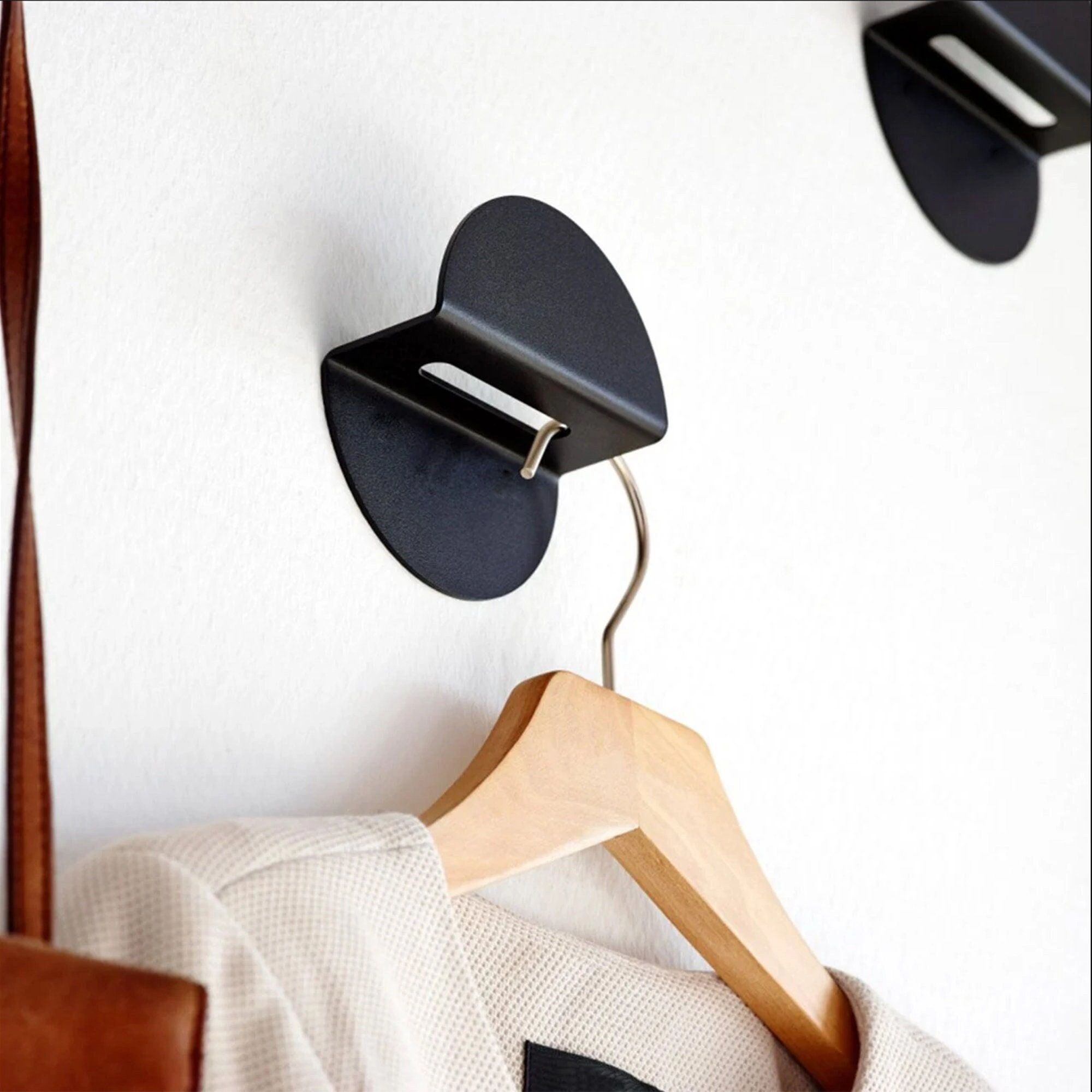 K T Metal Coat Rack, Wall Mounted Coat Hooks, Metal Hook, Entryway