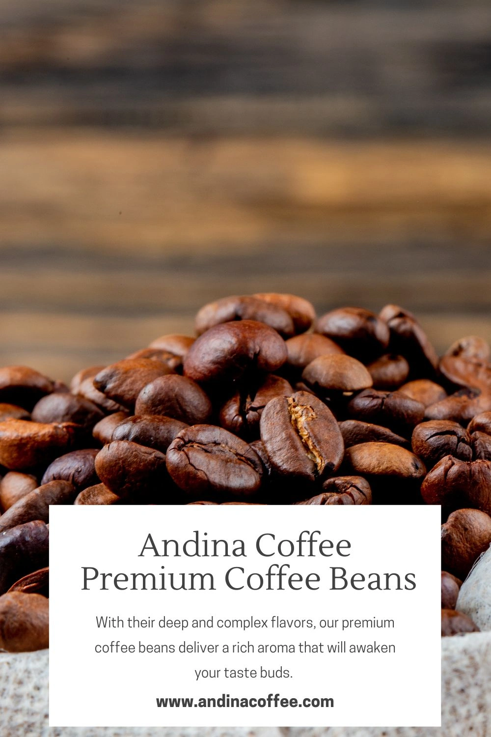 Andina Coffee: Premium Coffee Beans Indulge in the rich aroma and exquisite taste of Andina Coffee's premium coffee beans. Carefully handpicked from the lush highlands of the Andes, these beans undergo a meticulous roasting process to ensure a harmonious b