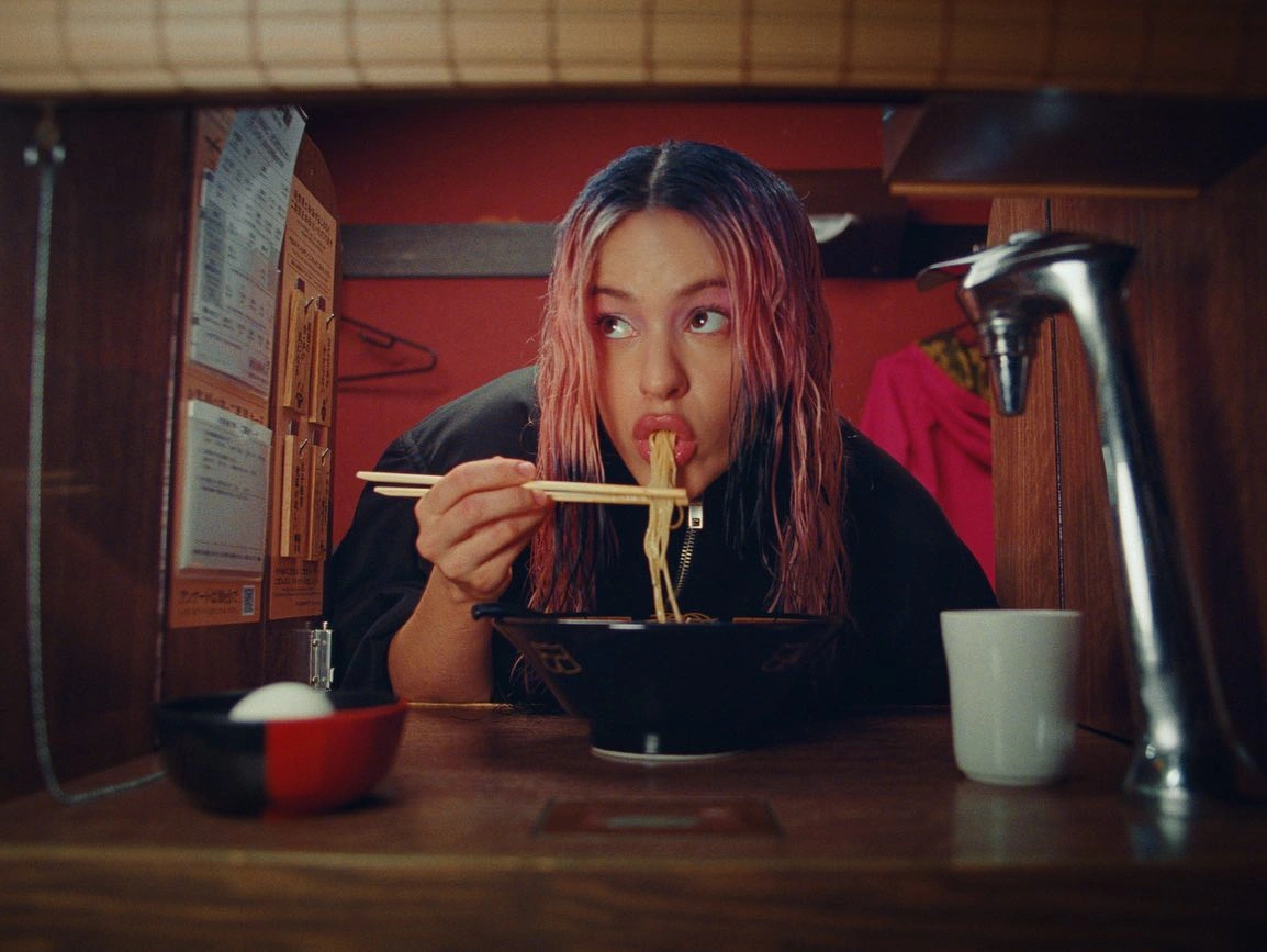 Photo shared by @weownthecity on June 08, 2023 tagging @russfraser, @malcolmduncanyolo, @mahferraz, @isagonzalezd, @kaitlynbattistelli, @push.xyz, and @chloeandchenelle. May be an image of 1 person, ramen, soy sauce, noodles and chopsticks.