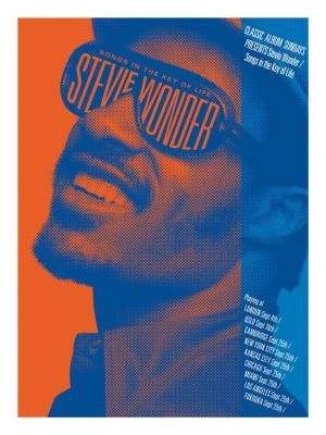 Stevie Wonder 'Songs In The Key Of Life' Poster