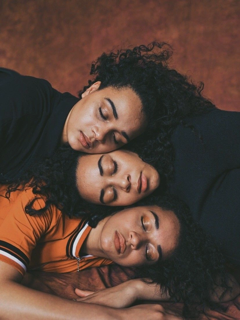 nadine ijewere shoots beautiful portraits of london's mixed-heritage sisters