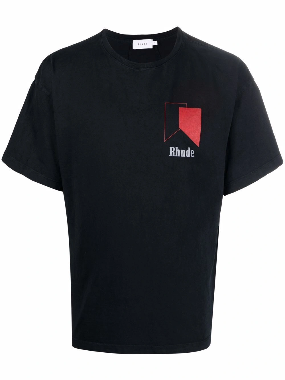 Rhude logo-print T-shirt - Black