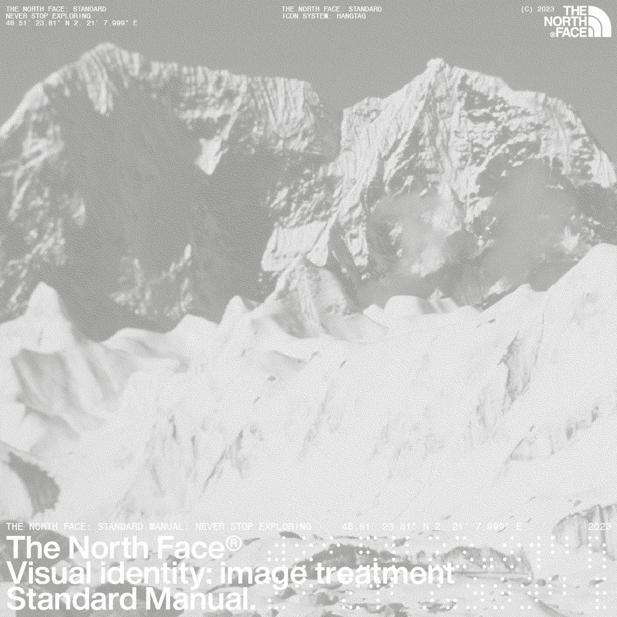 Atio Studio / The North Face / Standard Manual / Typography / 2023