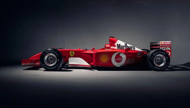 Michael Schumacher's 2002 Ferrari F1 car up for auction 