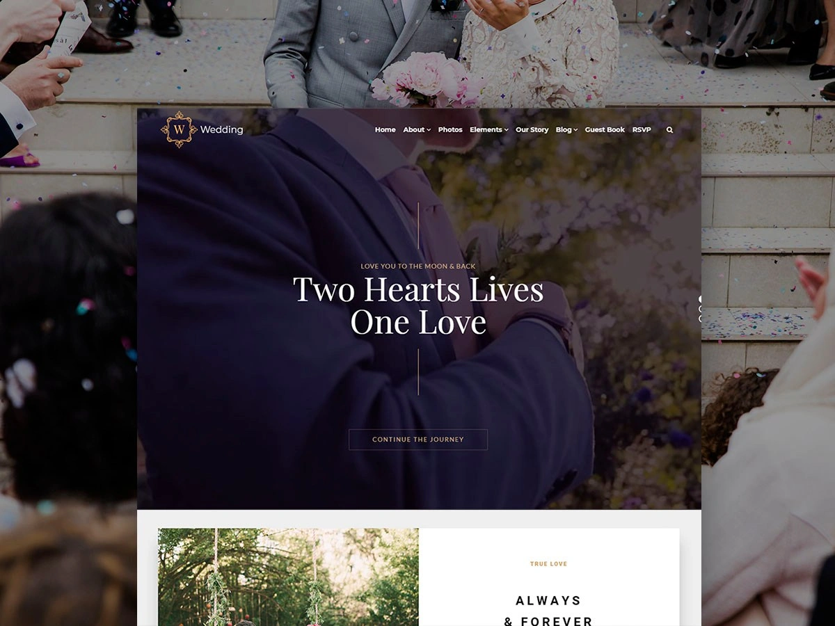 Wedding WordPress Theme Templates by Visualmodo