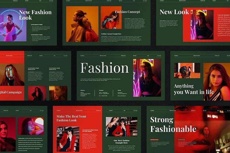 Fashion Look-Book Presentation Template by MyTemplates on Dribbble