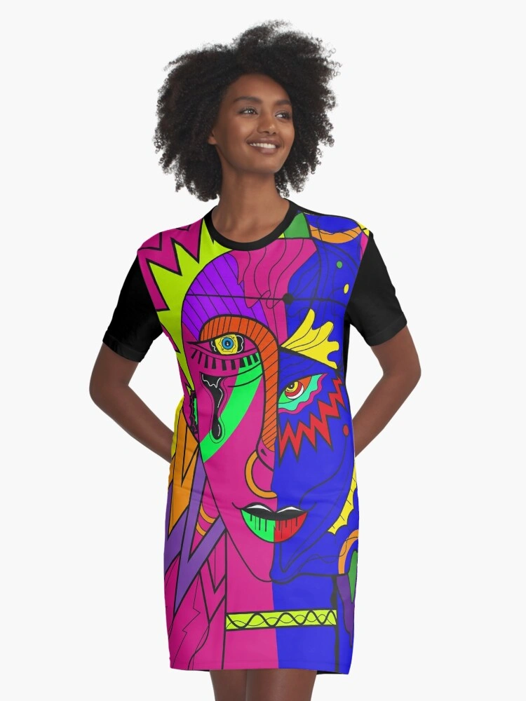 work-150825257-graphic-t-shirt-dress