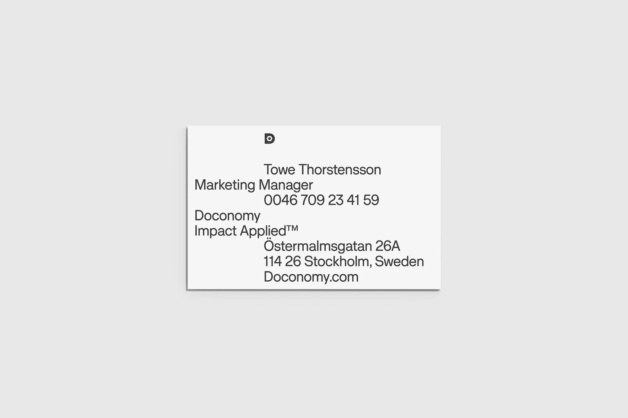 ID—C collaborate with Letters From Sweden for Doconomy’s powerful identity and custom typeface