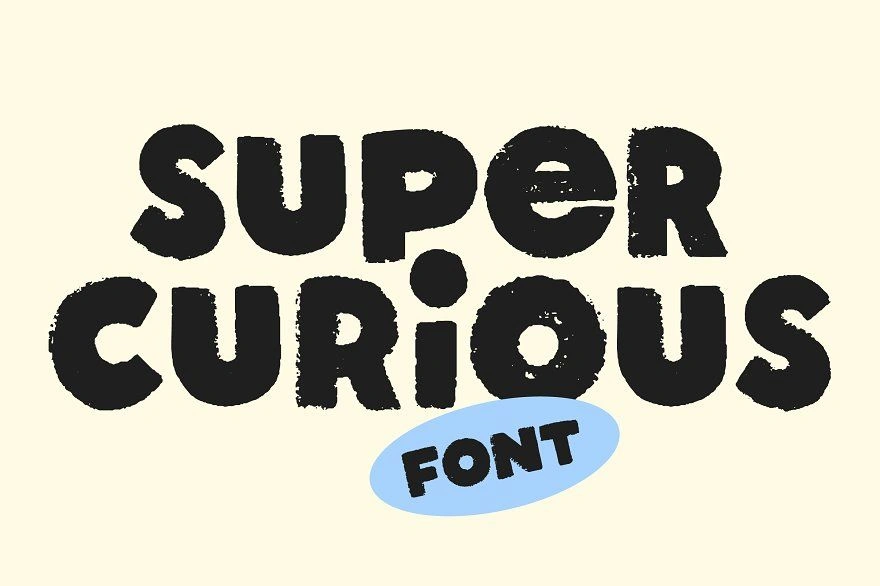 Super Curious! A Modern Vintage Font