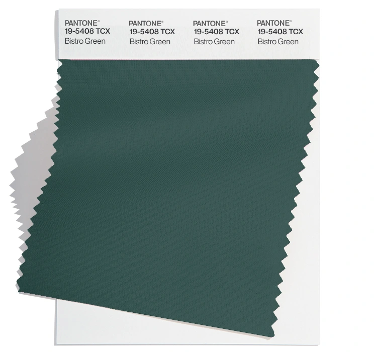 PANTONE 19-5408 TCX Bistro Green