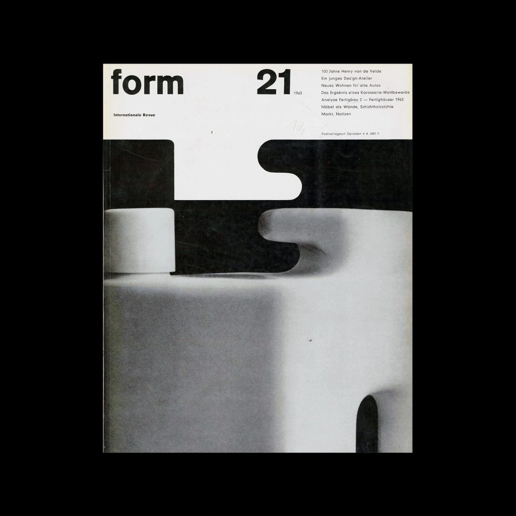 Form, Internationale Revue 21, 1963 1