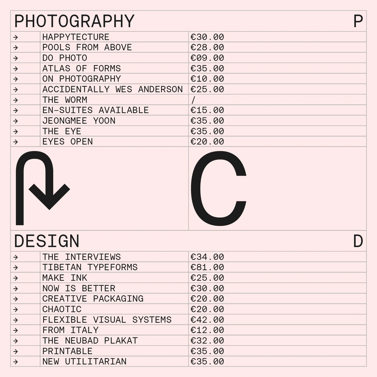 Photo by CoType Foundry on November 01, 2023. May be a graphic of floor plan, blueprint, magazine, poster, crossword puzzle, calendar and text that says '€30 00 €28.00 PHOTOGRAPHY HAPPYTECTURE POOLS FROM ABOVE DO PHOTO ATLAS OF FORMS ON PHOTOGRAPHY ACCIDE