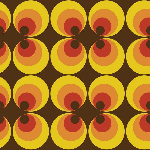 That 70's Circle Wallpaper | Astek Home