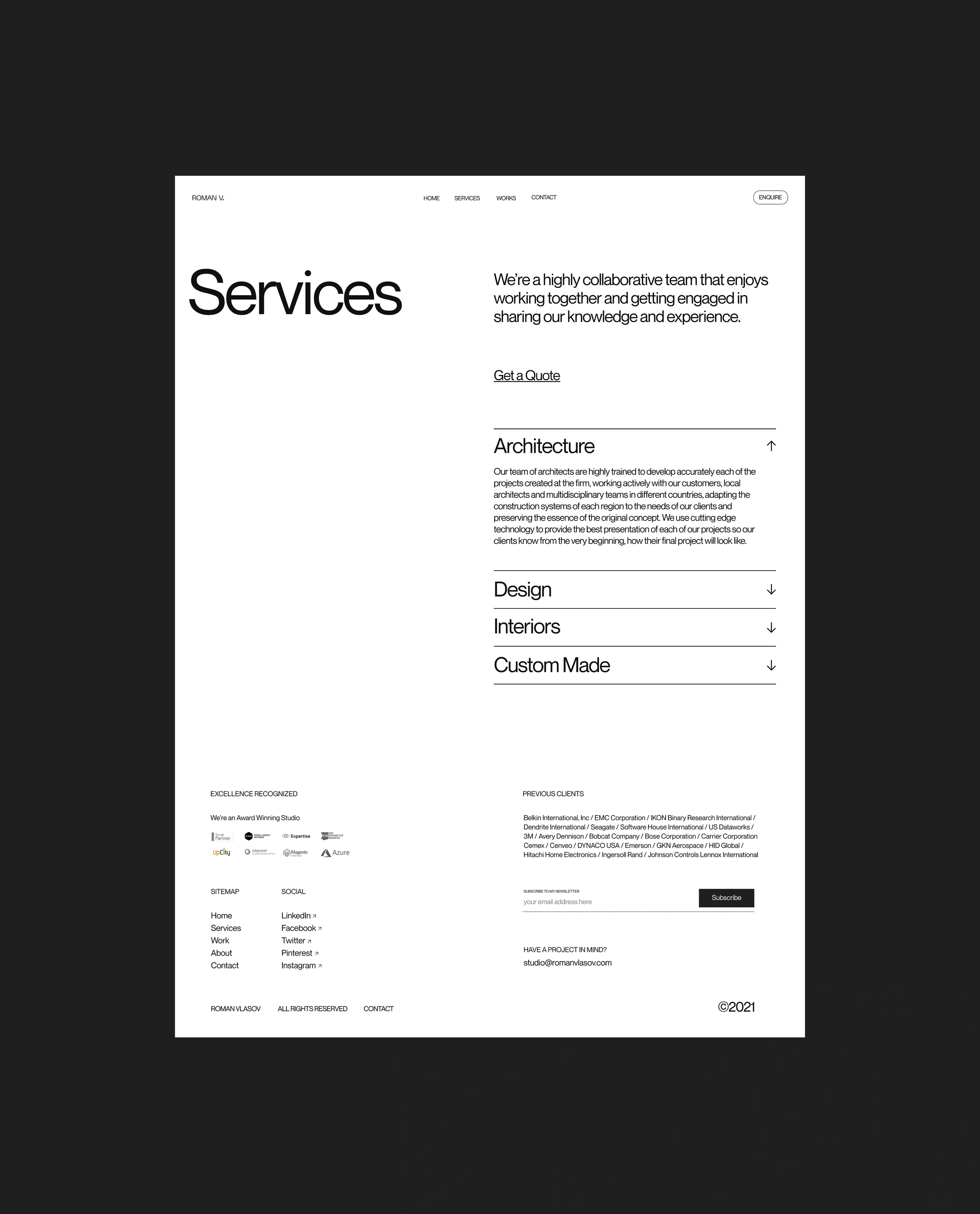 Roman Vlasov - Architecture Studio :: Behance
