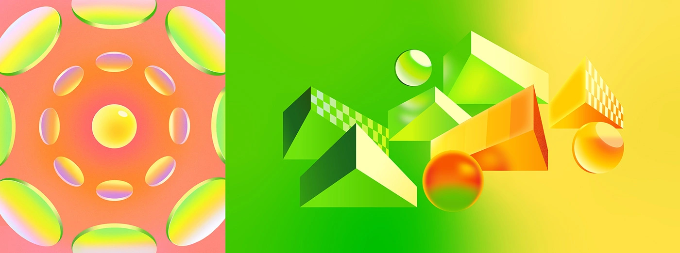 animation  abstract colorful motion design ordinary folk design ILLUSTRATION  motion graphics  3д 2D