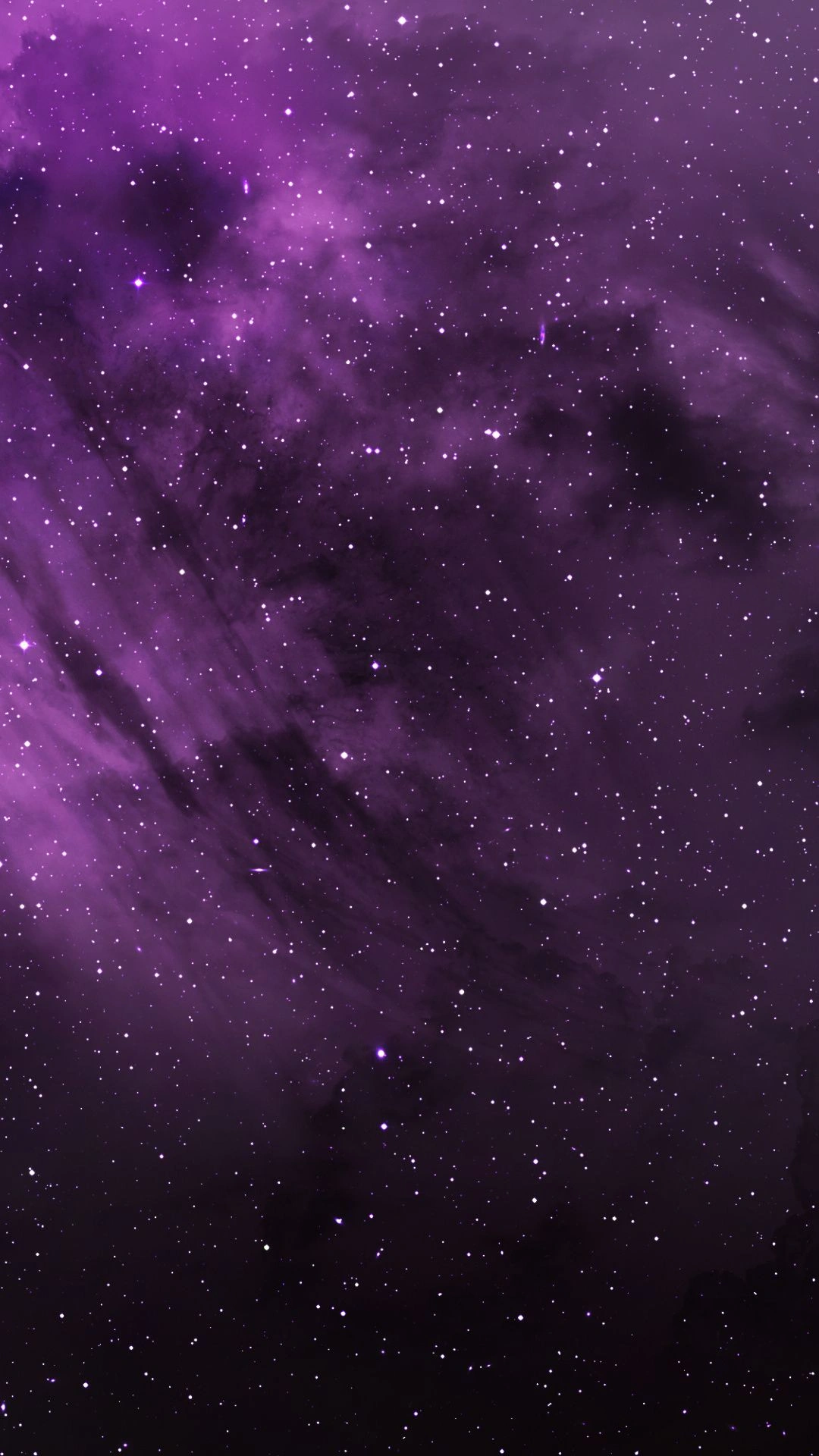 1080x1920 Purple clouds, cosmos, stars, space wallpaper